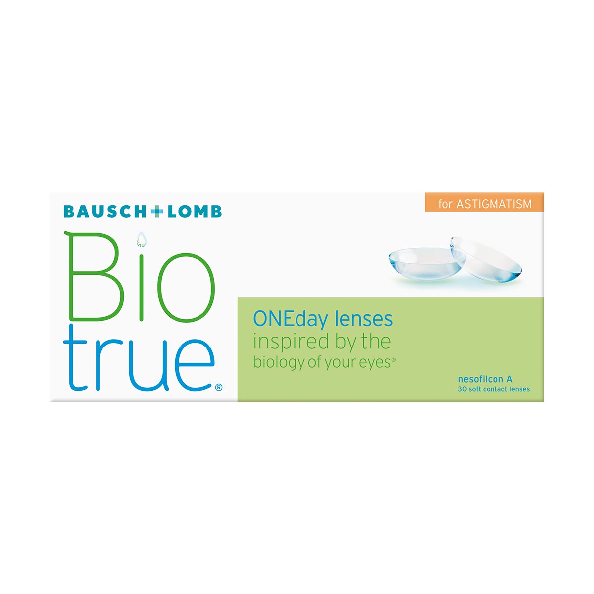Biotrue® OneDay for Astigmatism 30 lentes